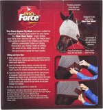 Manna Pro fly mask side profile on horse