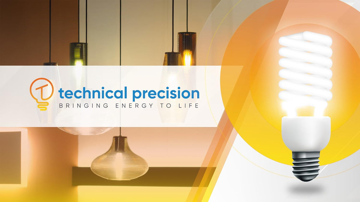 Technical Precision projection lamp demonstrating the high-quality glass construction