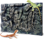 17.7x11.8in Rock Terrarium Background,3D Reptile Tank Background Board,Amphibian Stereo Backdrop Wall,Lizard Snake Gecko Spider Turtle Fish pet silo Background Decorative Panel(Grey) - Image 11