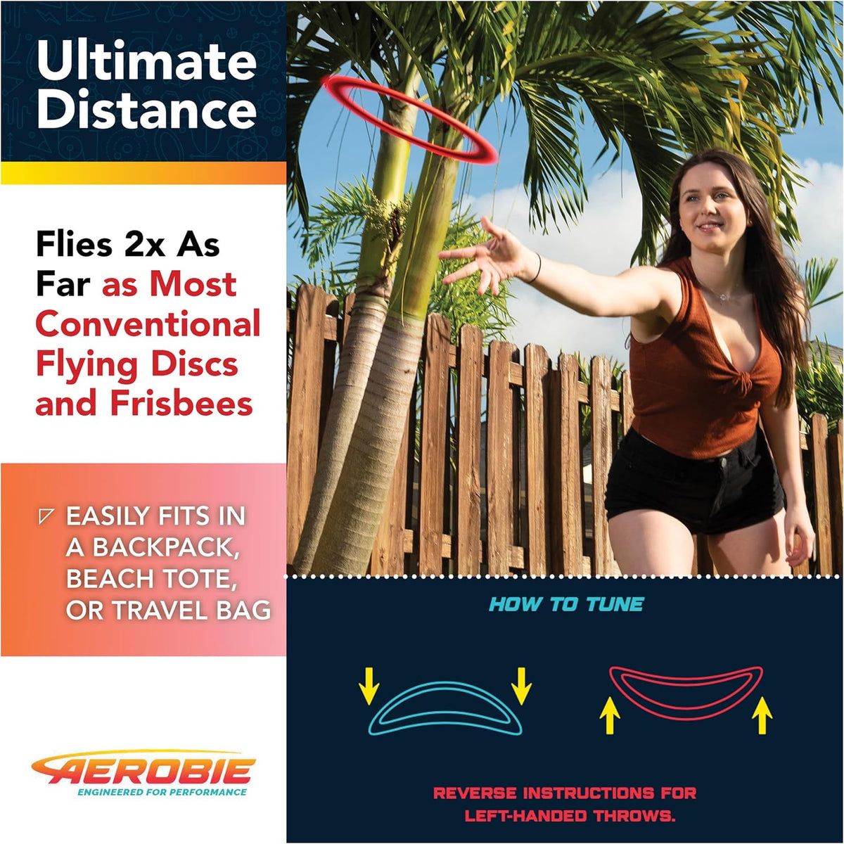 Aerobie Pro Ring High Performance Outdoor Flying Ring Disc for Ages 5+ - Image 4