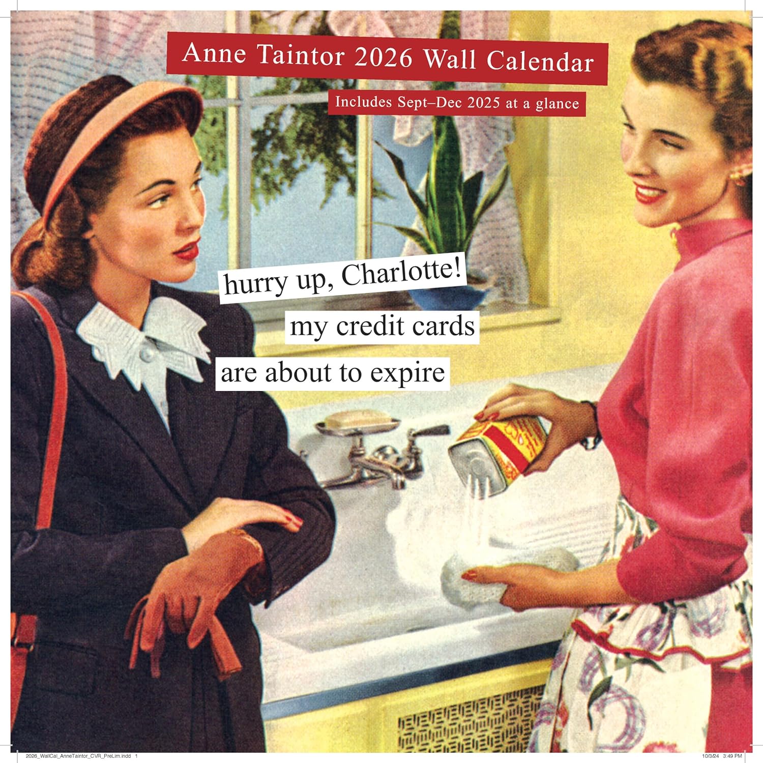 Anne Taintor 2026 Wall Calendar - Image 1