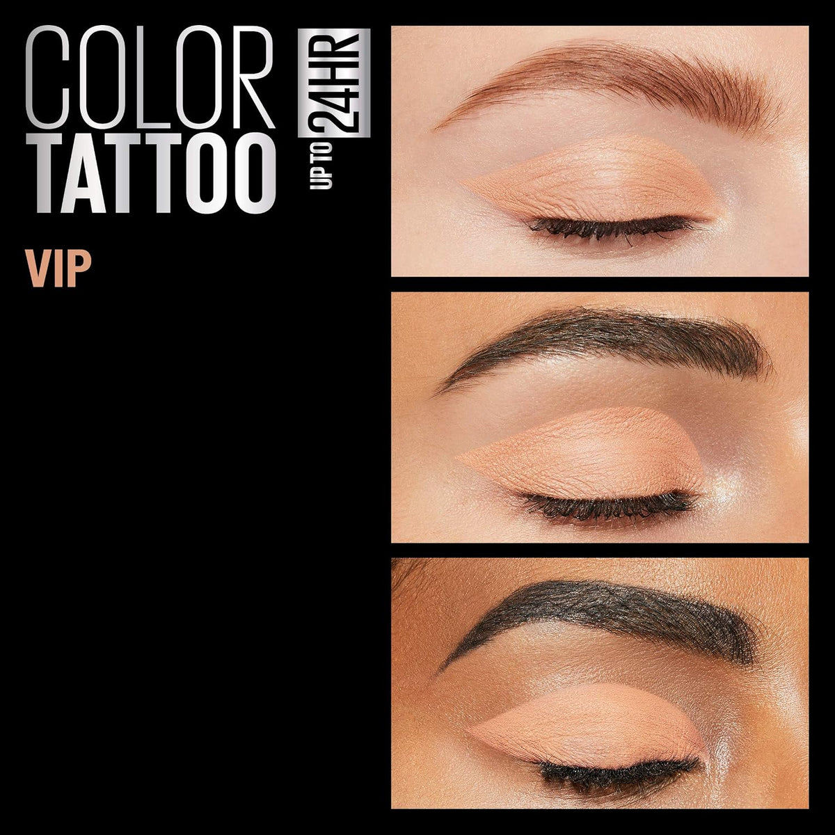 Maybelline longwear eyeshadow pot side profile view