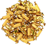 Bulk confectionery gold foil candies for festive decoration