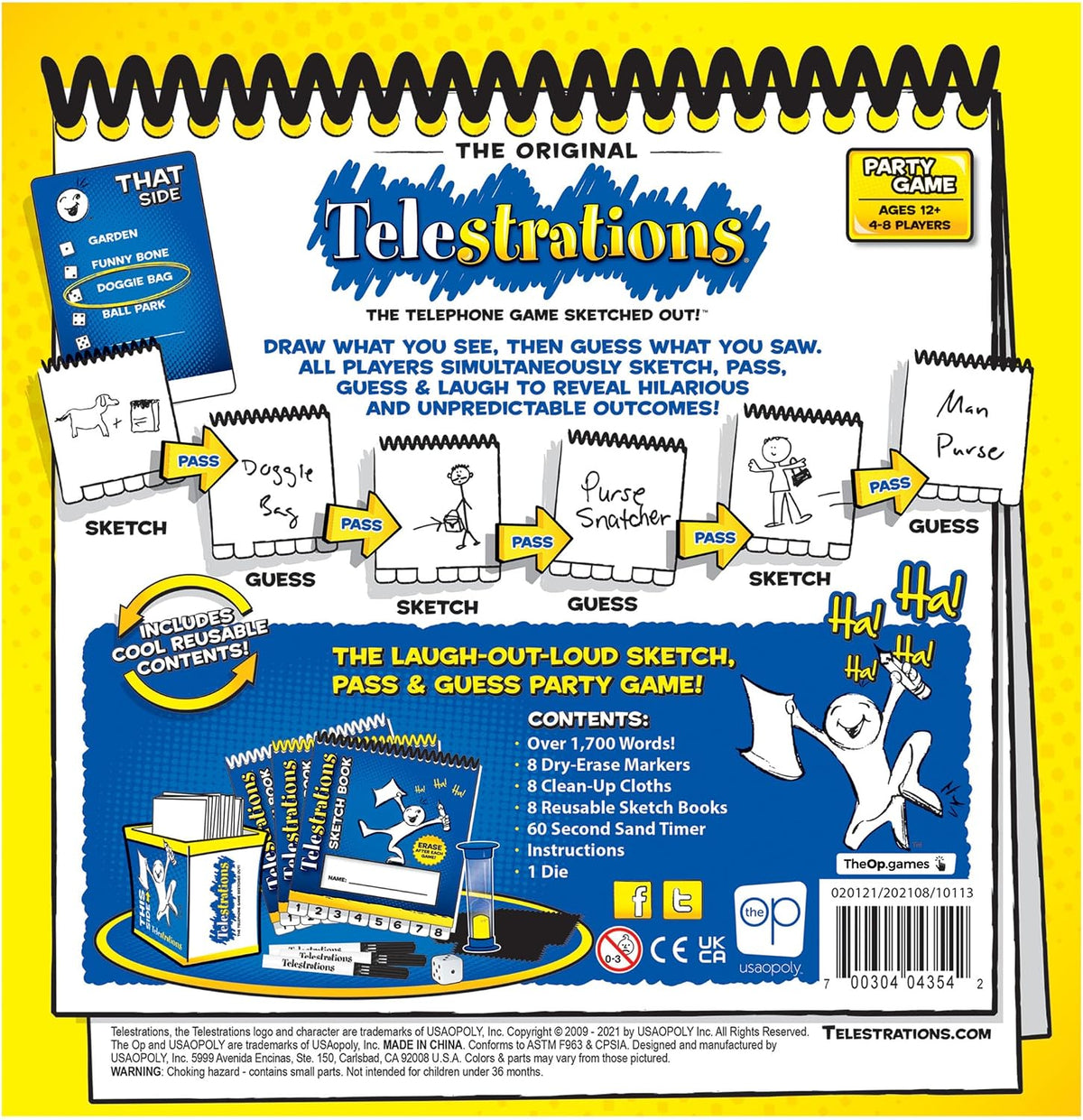 Telestrations Original 8-Player | Family Board Game | A Fun Family Game for Kids and Adults | Family Game Night Just Got Better | The Telephone Game Sketched Out | Ages 12+ - Image 9