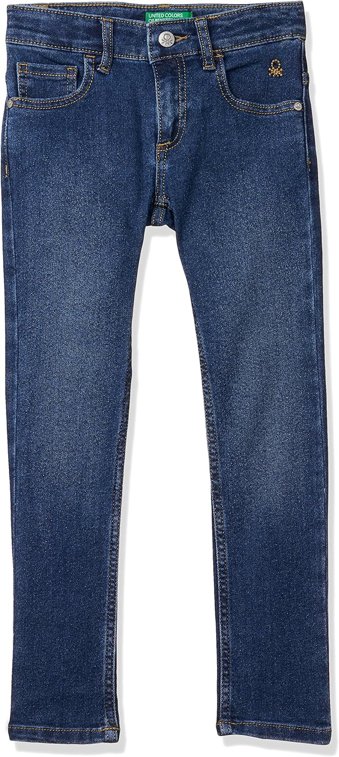 United Colors of Benetton Boy's Slim Fit Mid Rise Jeans - Image 1