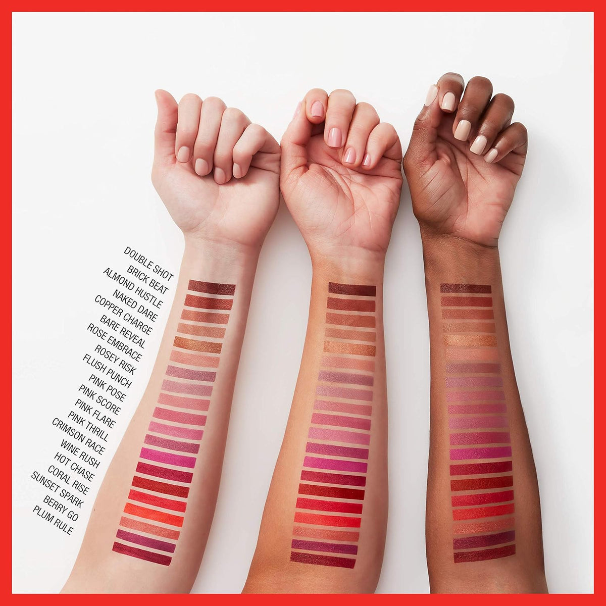 Maybelline Color Sensational lipstick textured surface close up