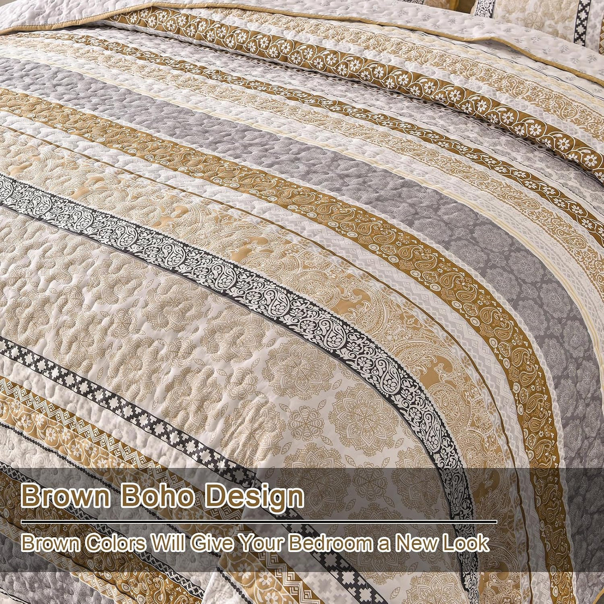 Wongs Bedding all season microfiber quilt on bed