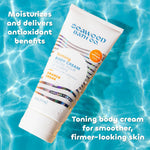 The Seaweed Bath Co. Orange Cedar body lotion back label details