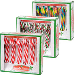 Authentic USA imported cherry candy canes for holiday decoration