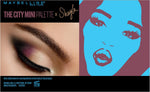 Maybelline X Shayla palette open showing six eyeshadow shades