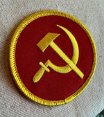 Cypress Collectibles embroidered patch back view with heat seal