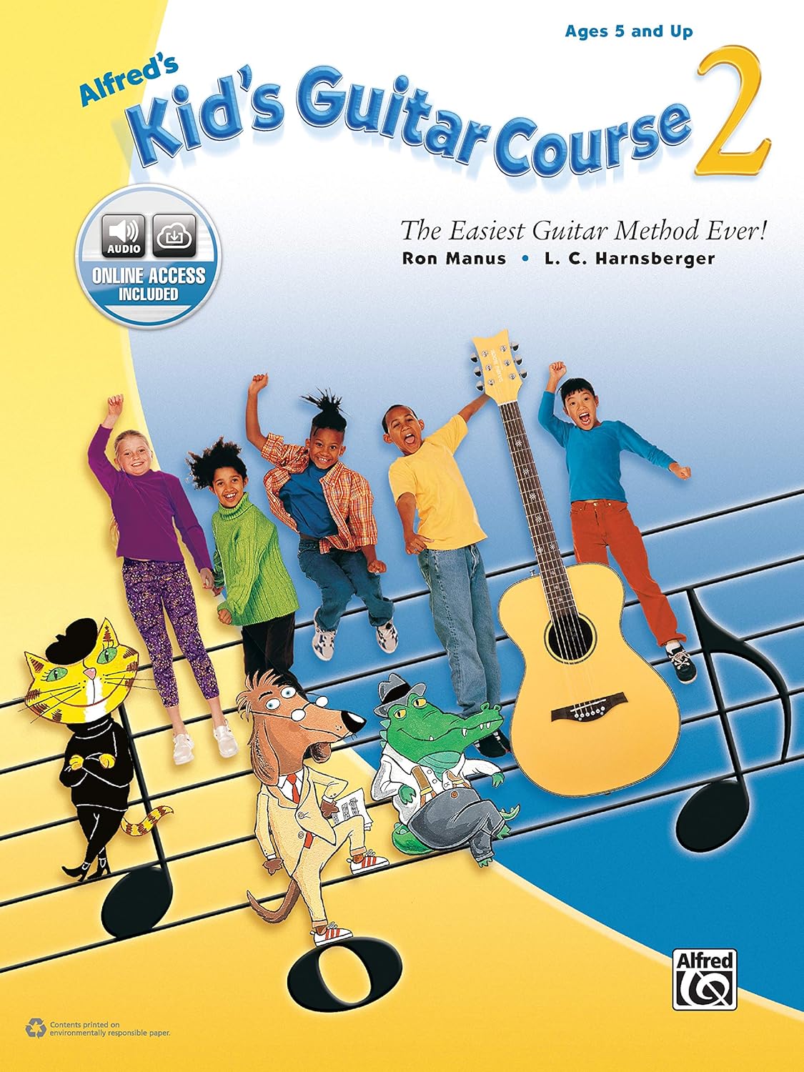 Alfred's Kid's Guitar Course 2: The Easiest Guitar Method Ever!, Book & Online Audio - Image 1