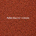 Ocean Nutrition soft sinking marine pellets close up shot