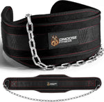 DMoose Fitness Dip Belt for Weight Lifting, Pullup, Squats & Dips - 36" Robust Steel Chain, Comfortable Neoprene Padding Supports 350lbs - Gym Weight Belt for Strength Training Workout & Weightlifting - Image 14