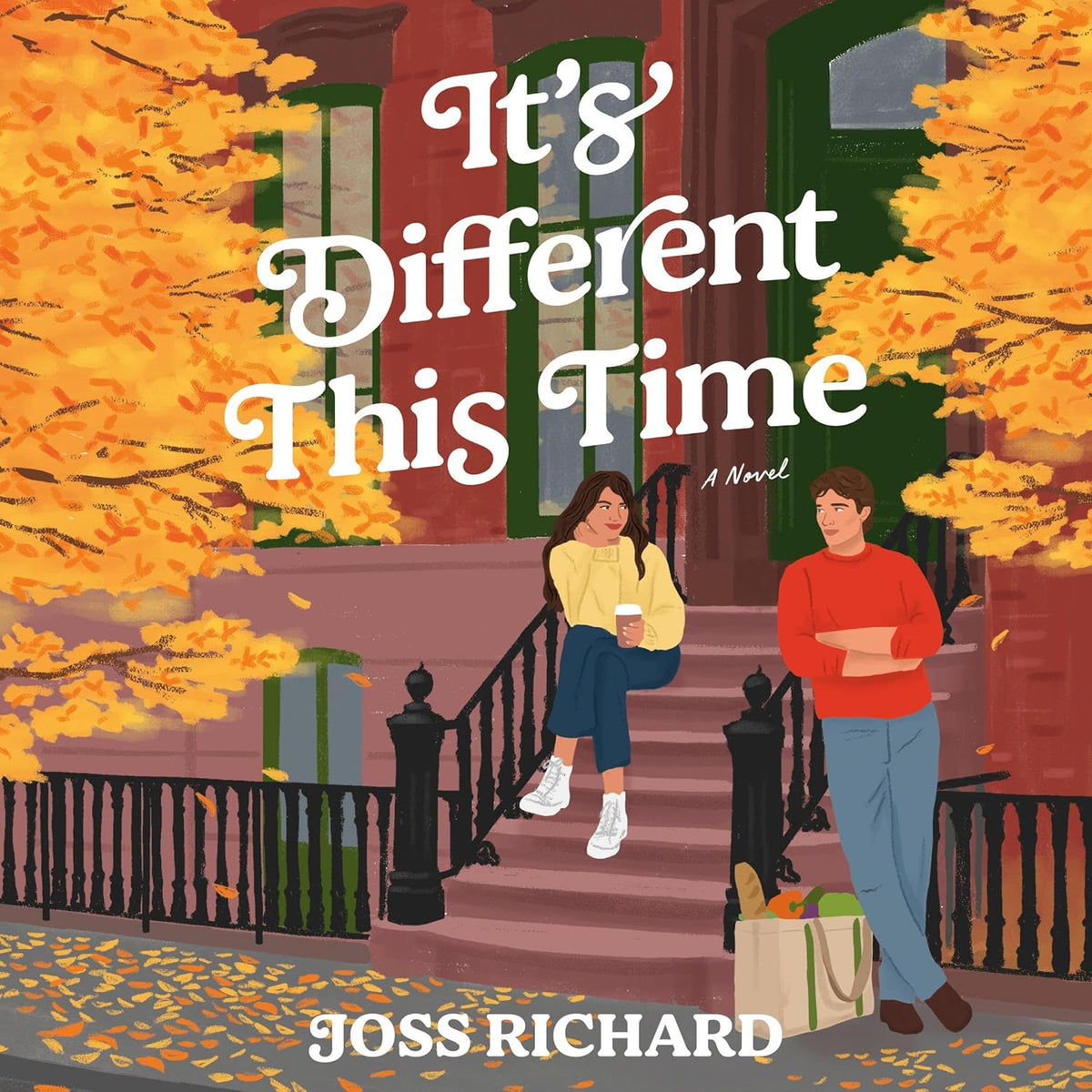 Joss Richard It's Different This Time paperback novel front view contemporary romance book cover