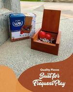 WE Games metal jacks set with two red bouncy balls