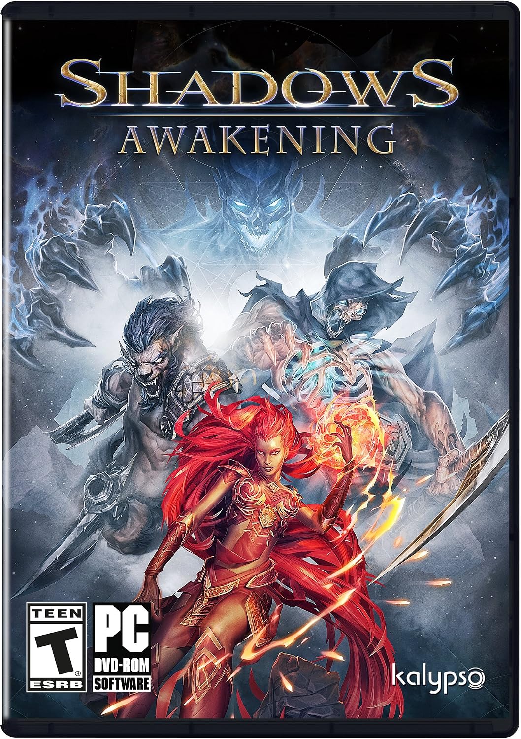 Kalypso Shadows Awakening PC front view gaming box