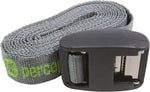 Perception Deluxe Kayak Tie Down Straps front view showing black webbing and buckle