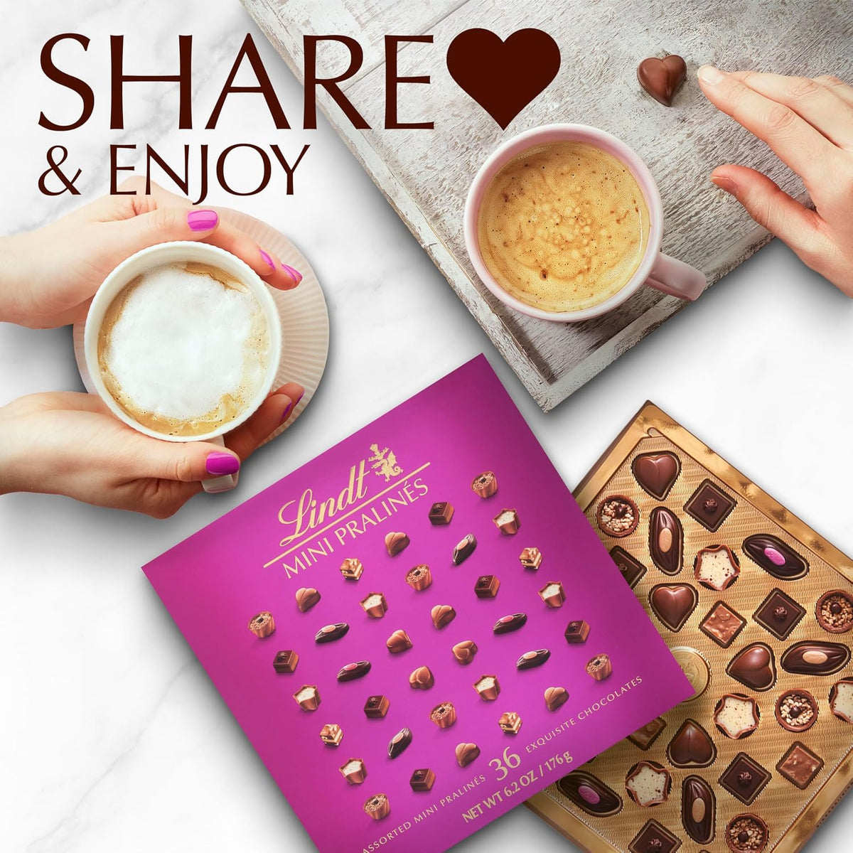 Gourmet imported chocolate gift box by Lindt for premium festive celebrations.