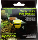 Komodo Twin Pot Jelly Holder for reptile terrarium