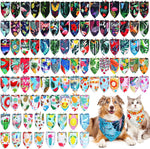 Huhumy 30 Pcs Adopt Me Dog Bandanas Bulk Pet Bibs Colorful Triangle Scarf Pet Adopt Me Bandanas for Medium Large Dogs Birthday Adoption Grooming Costume Decor - Image 10