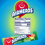 Airheads sour taffy bars individually wrapped packaging details