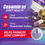Nutramax Cosamin DS active ingredients glucosamine and chondroitin label