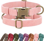 Didog Soft PU Leather Dog Collar, Stylish Quick Released Dog Collars for Small Dogs, Easy Clean Adjustable Pet Collar for Daily Walking, Light Brown, S Fit 10-15" Neck - Image 14