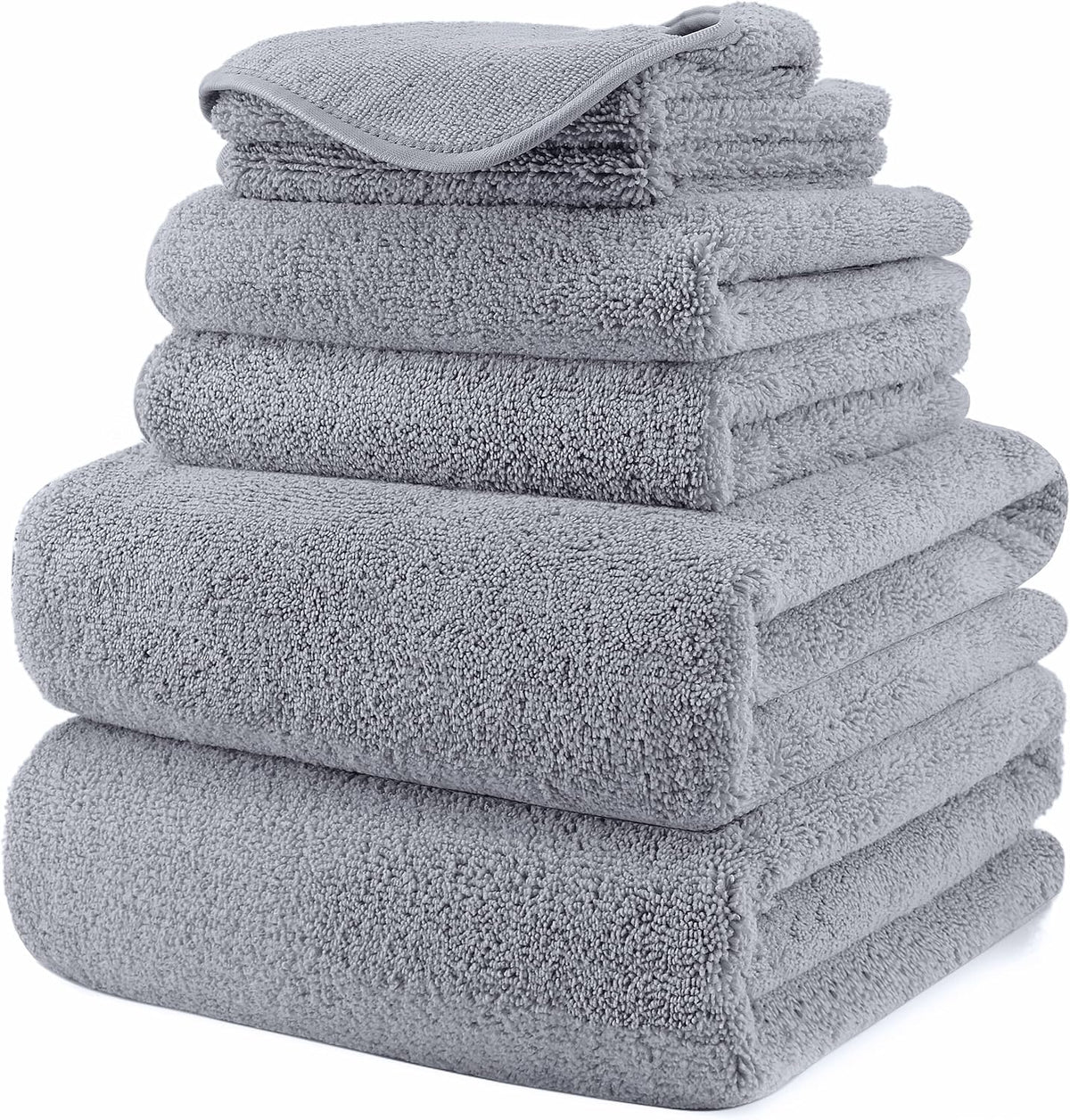 Polyte dual-pile microfiber weave texture