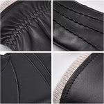 MAGILINK men leather gloves interior wool lining
