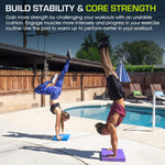 ProsourceFit balance mat used as comfortable support for meditation