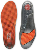 Sof Sole Men's Airr Performance Insole front view showing orange gel padding