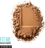 Maybelline Fit Me Matte + Poreless Pressed Face Powder Makeup & Setting Powder, Natural Tan, 1 Count - Image 2