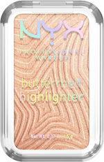NYX PROFESSIONAL MAKEUP Buttermelt Highlighter, Powder Highlighter Makeup, With Up to 12H Wear and High Impact Glow - 10 Glaze It Butta (Light Bronze) | Creamy melting texture, 12h non-transfer hold, holographic iridescent finish, vegan formula - Image 1