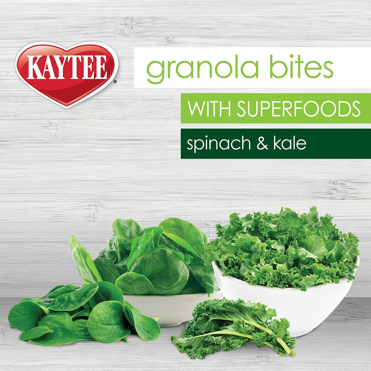 Kaytee Granola Bites side view with nutritional details