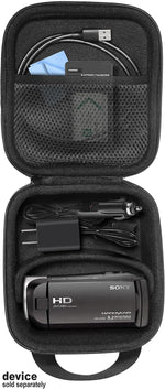 Camcorder Case for Sony HD Video Recording HDRCX440, HDRCX405 Handycam; Canon VIXIA HF R800, Panasonic HC-V180K, Kimire HD Recorder, Sony HDRAZ1VR/W, SiOnyx Aurora Day/Night Action Camera - Image 3