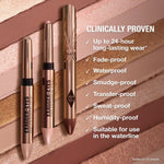 Crease resistant luxury cream eyeshadow pen with conditioning Vitamin E formula