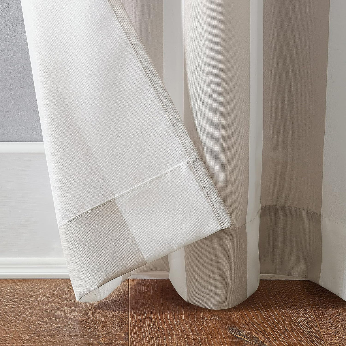 Sun Zero outdoor curtain on pergola setup