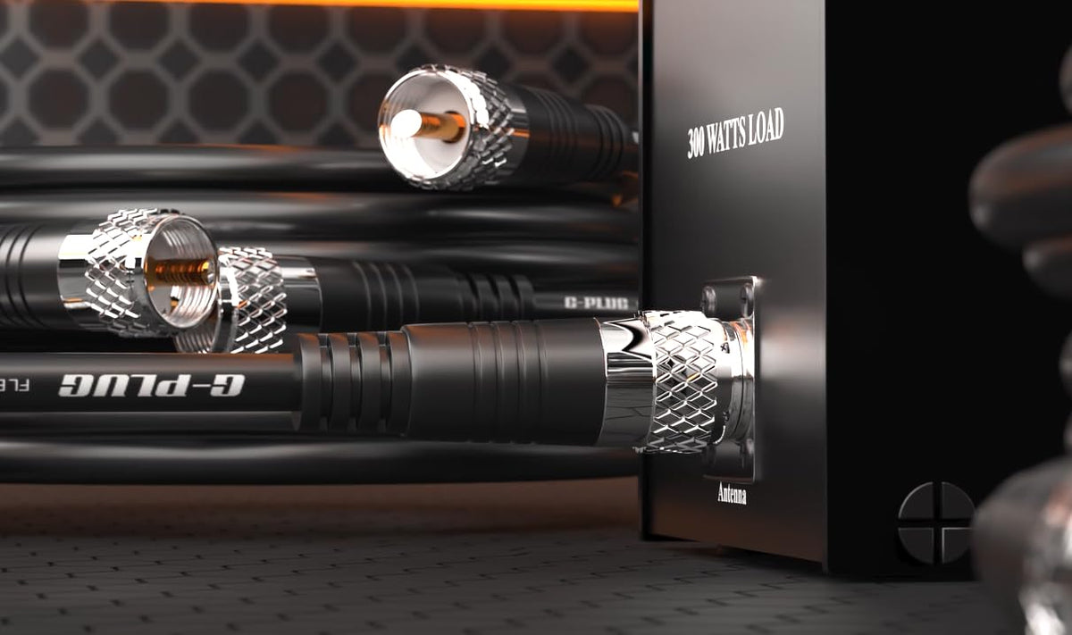 G-PLUG RG8X packaging and flexible heavy duty coax cable profile