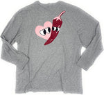 Victoria's Secret Pink Long Sleeve Campus T-Shirt neckline and collar