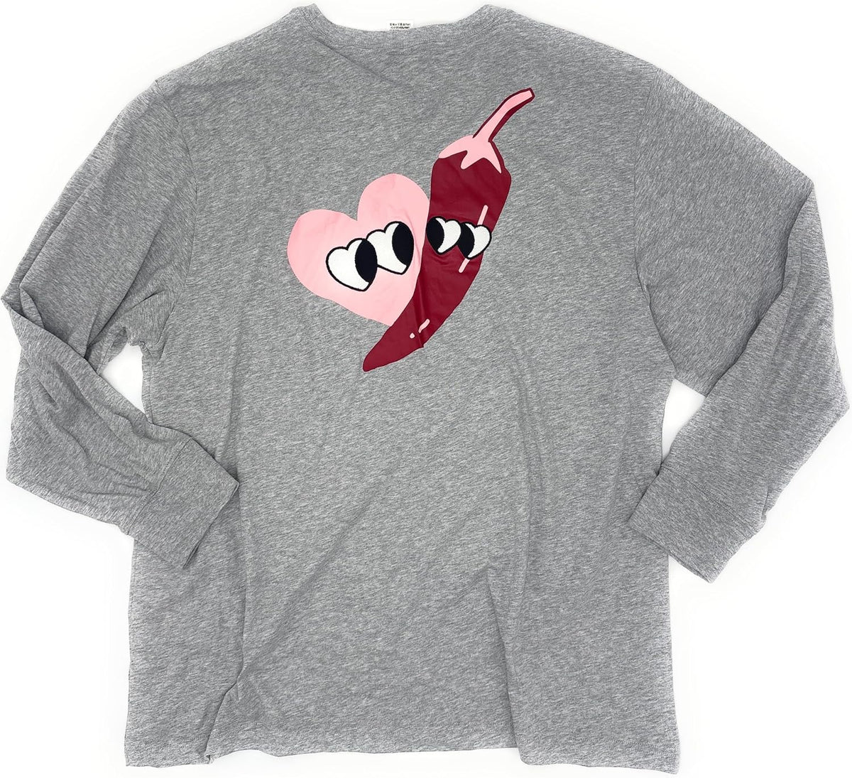 Victoria's Secret Pink Long Sleeve Campus T-Shirt neckline and collar