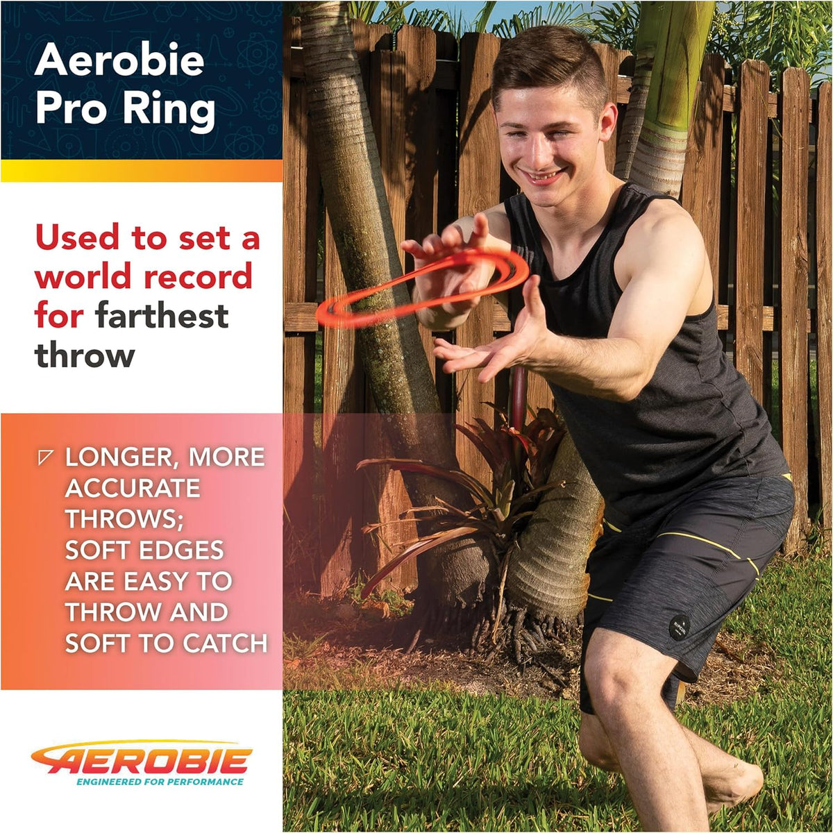 Aerobie Pro Ring High Performance Outdoor Flying Ring Disc for Ages 5+ - Image 3