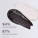 Clarins Lip Comfort Oil glossy texture swatch on skin