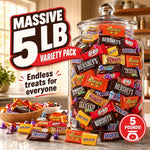 Doomi USA imported chocolate assortment bag showcasing the massive 5 pound quantity
