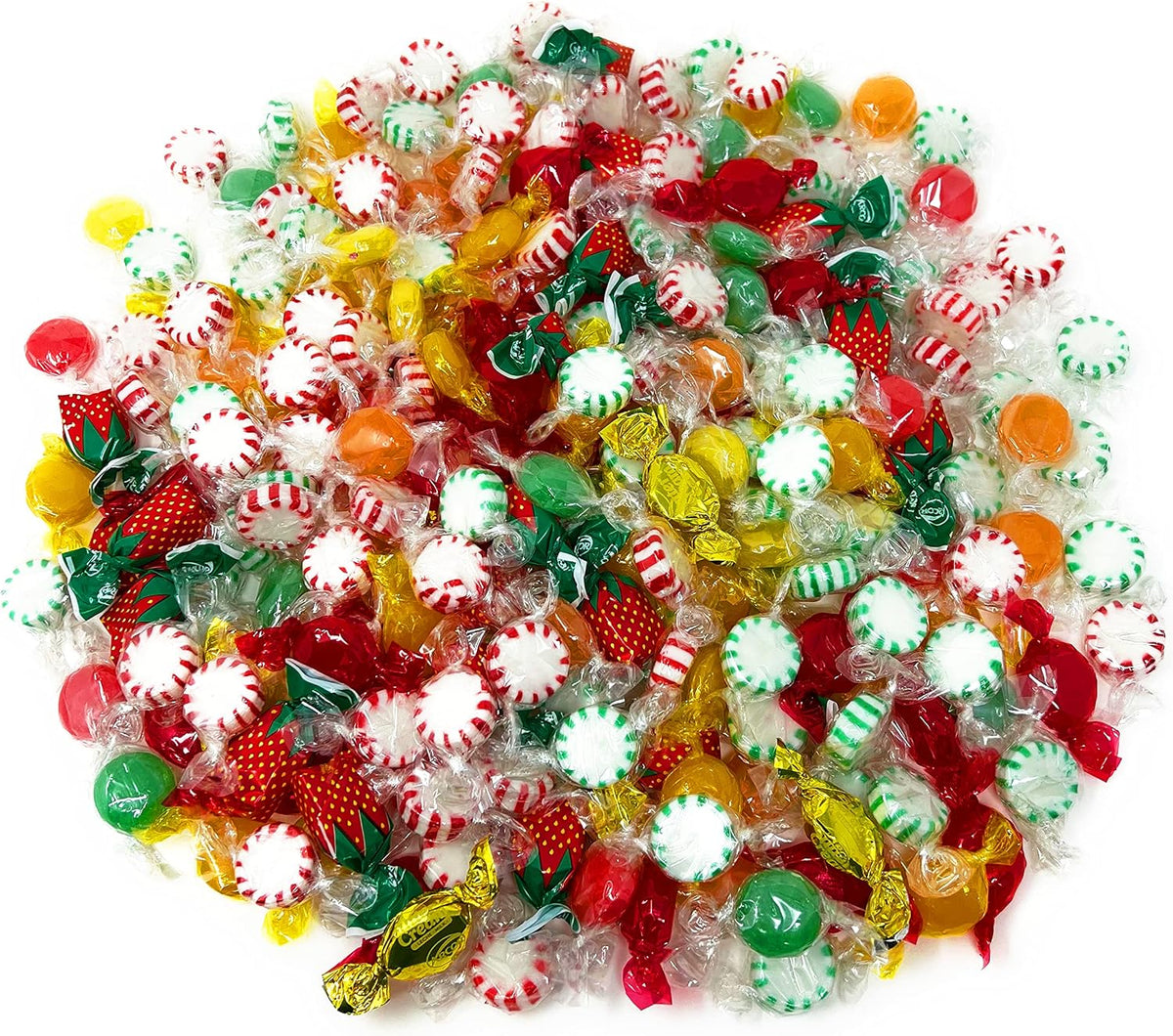 Chocolate Filled Mints - 1 lbs - Refreshing After Dinner Mint Hard Candies Filled with Chocolates - Bulk American Vintage Candy Assortment - Individually Wrapped, 16 oz. - Image 11