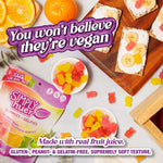 Huer plant-based bears assorted fruit flavors packaging