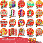 Assorted Dulces Mexicanos snacks mix featuring Vero lollipops and Lucas candy