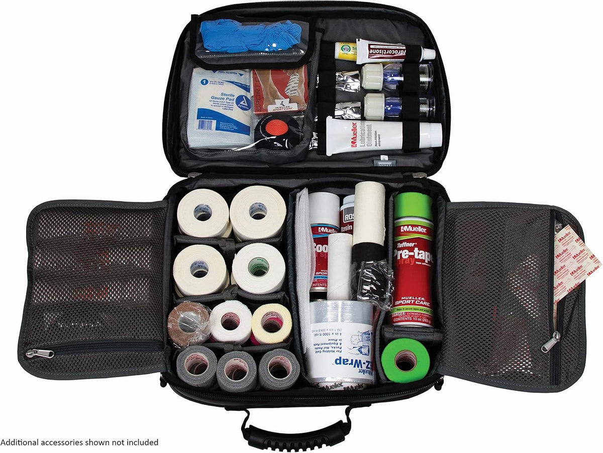 Professional athletic trainer briefcase displayed in black color variant