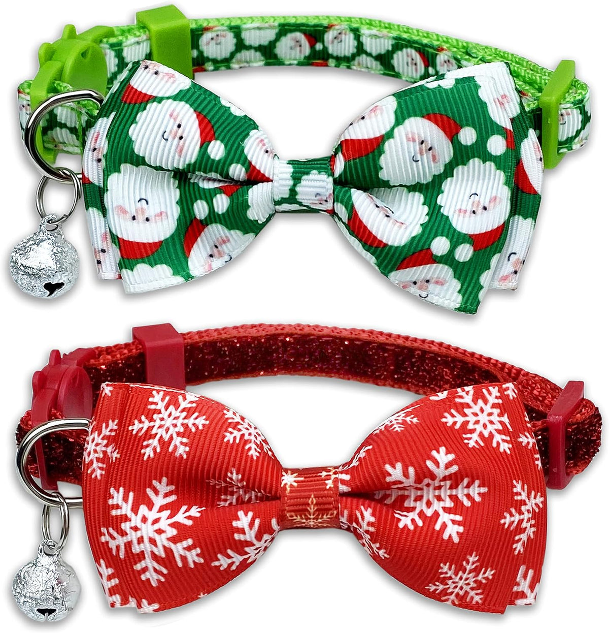 2 Pack Halloween Cat Collar with Bell, Holiday Jack-O-Lantern and Candycorn Collar for Kitty Kitten Male Female Cats (Jack-O-Lantern/Candycorn) - Image 9