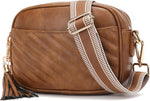 Lola Mae quilted crossbody bag front view